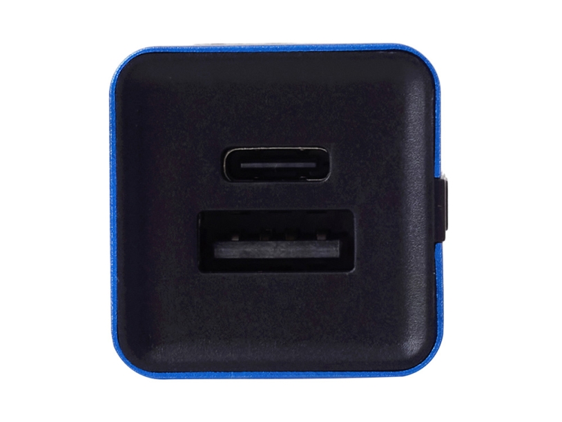 Внешний аккумулятор Rail c дисплеем, 5000 mAh (синий)  (Изображение 5)