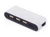 USB-хаб Hubix с коннектором 2-в-1 USB-C и USB-A, 2.0, белый (Изображение 1)