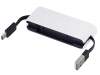 USB-хаб Hubix с коннектором 2-в-1 USB-C и USB-A, 2.0, белый (Изображение 3)