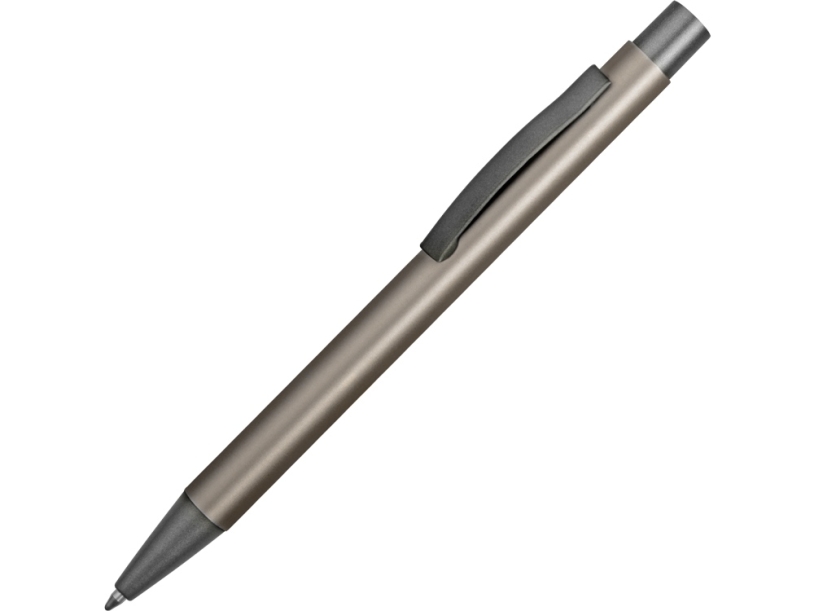Ручка металлическая soft-touch шариковая Tender (серый стальной)  (Изображение 1)