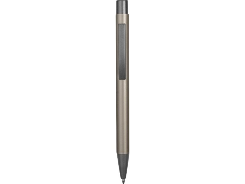 Ручка металлическая soft-touch шариковая Tender (серый стальной)  (Изображение 2)