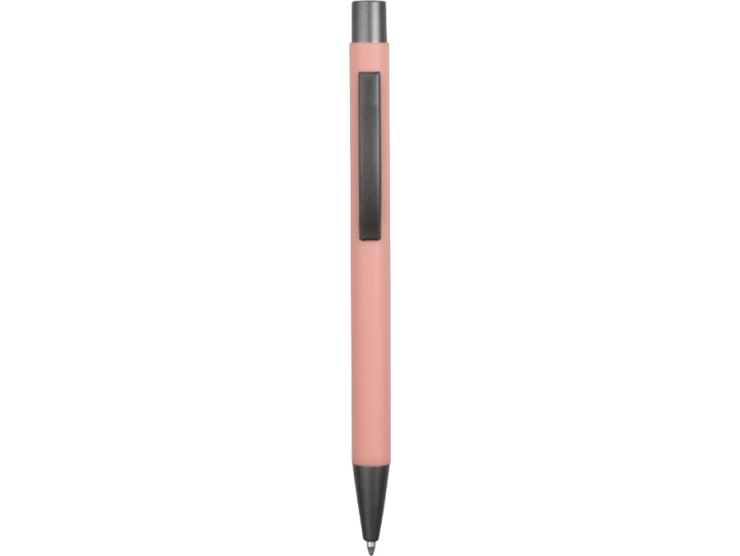 Ручка металлическая soft-touch шариковая Tender (розовый)  (Изображение 2)