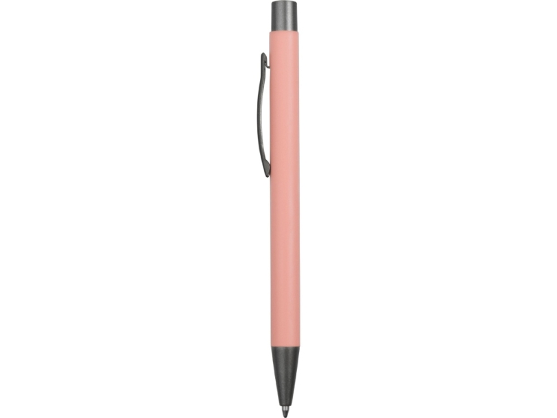 Ручка металлическая soft-touch шариковая Tender (розовый)  (Изображение 3)