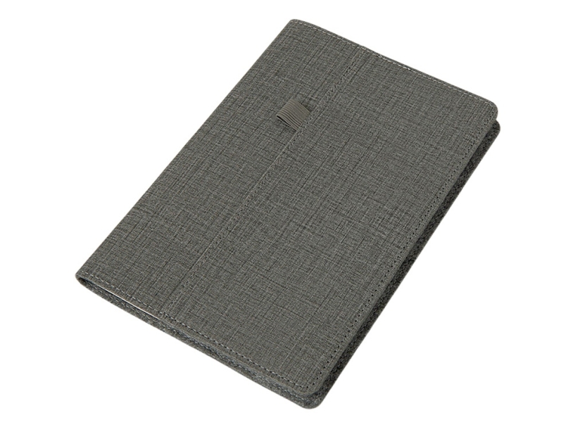 Двустороннее портфолио из рпет-фетра и искусственной кожи Felt, серый (Изображение 2)