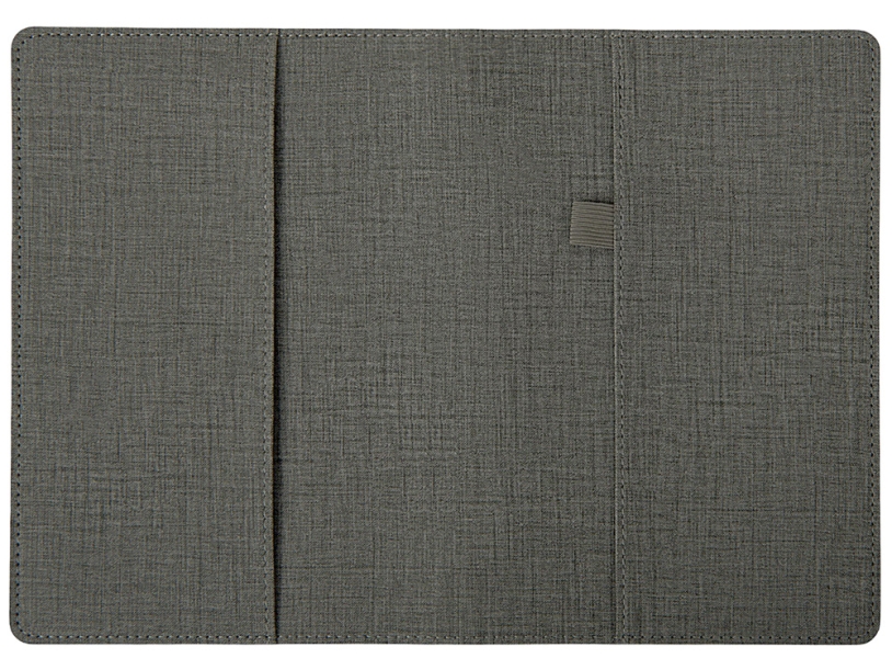 Двустороннее портфолио из рпет-фетра и искусственной кожи Felt, серый (Изображение 10)