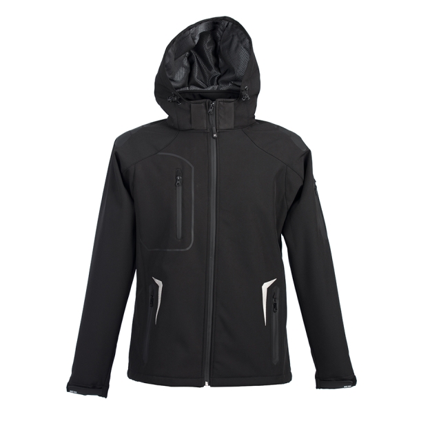 Куртка мужская "ARTIC", чёрный, XL, 97% полиэстер, 3% эластан,  320 г/м2 (Изображение 1)