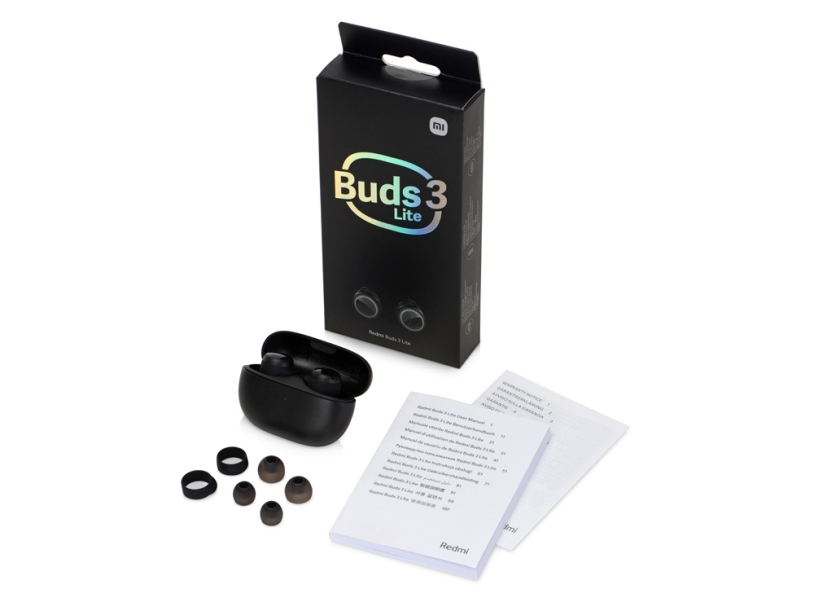 Наушники Xiaomi Redmi Buds 3 Lite Black (Р) (Изображение 4)