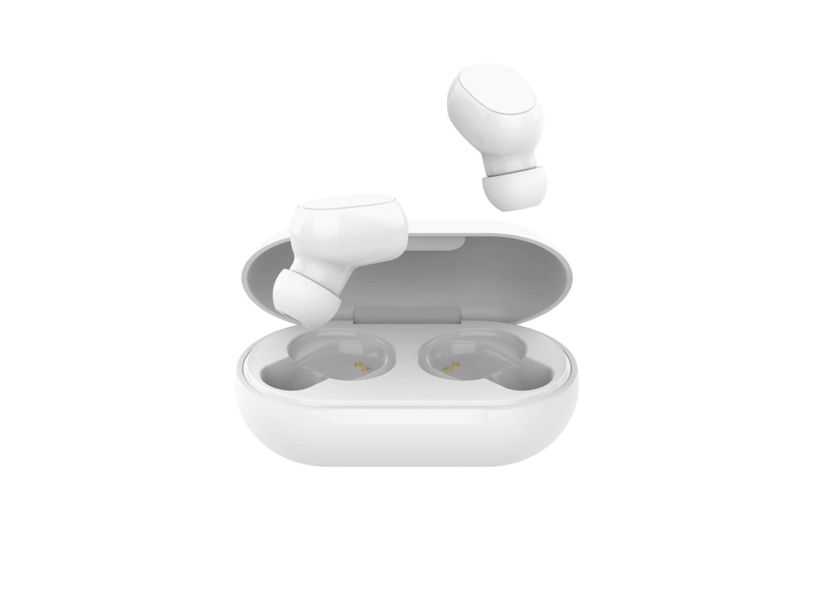 Беспроводные наушники HIPER TWS OKI White (HTW-LX2) Bluetooth 5.0 гарнитура, Белый (Р) (Изображение 1)