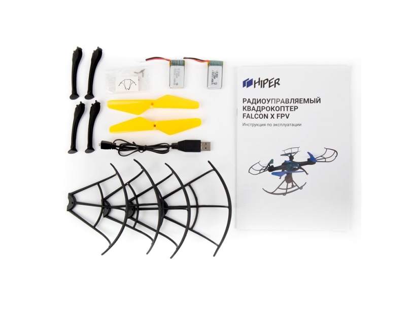 Радиоуправляемый квадрокоптер HIPER FALCON X FPV (Р) (Изображение 12)