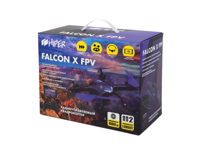 Радиоуправляемый квадрокоптер HIPER FALCON X FPV (Р) (Изображение 15)
