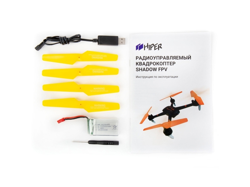 Радиоуправляемый квадрокоптер HIPER SHADOW FPV (Р) (Изображение 15)