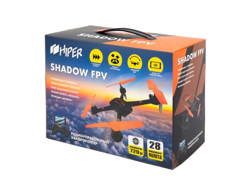 Радиоуправляемый квадрокоптер HIPER SHADOW FPV (Р) (Изображение 16)