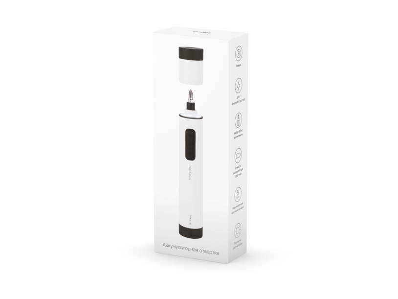 Отвертка аккумуляторная Rombica MyKit S1 White (Р) (Изображение 5)