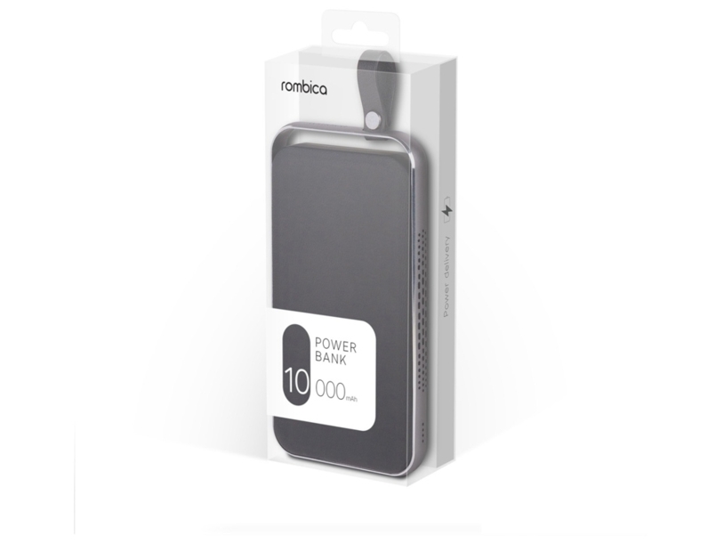 Внешний аккумулятор Rombica NEO Electron Black, 10000 мАч, черный (Р) (Изображение 5)