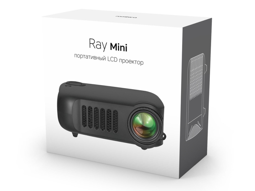 Мультимедийный проектор Ray Mini (черный)  (Изображение 8)