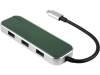 Хаб USB Rombica Type-C Chronos Green (Р) (Изображение 1)
