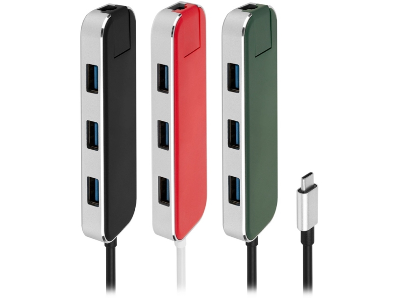 Хаб USB Rombica Type-C Chronos Green (Р) (Изображение 5)