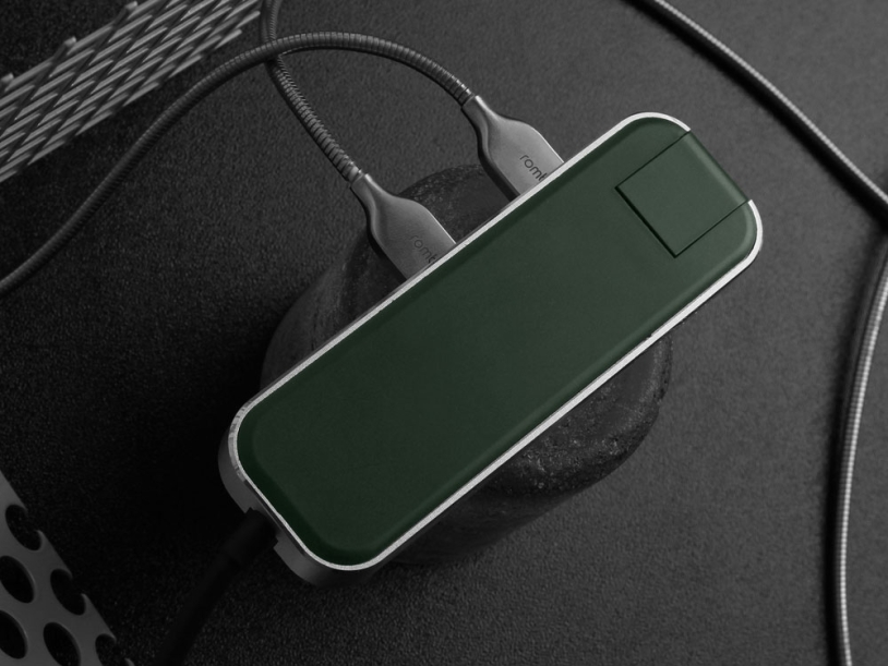 Хаб USB Rombica Type-C Chronos Green (Р) (Изображение 6)