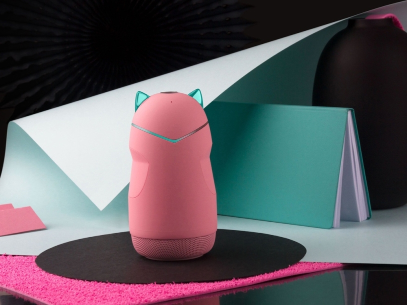 Портативная акустика Rombica Mysound Kitty 3C, розовый (Р) (Изображение 6)