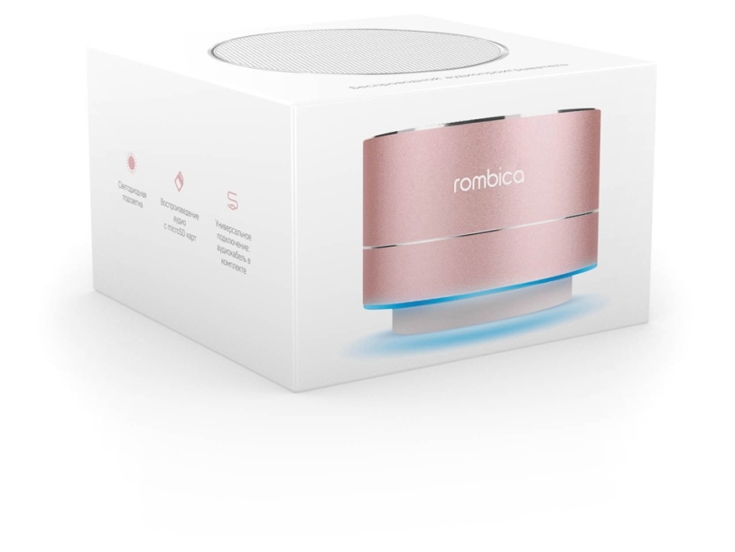 Портативная колонка Mysound BT-03 3C (розовый)  (Изображение 5)