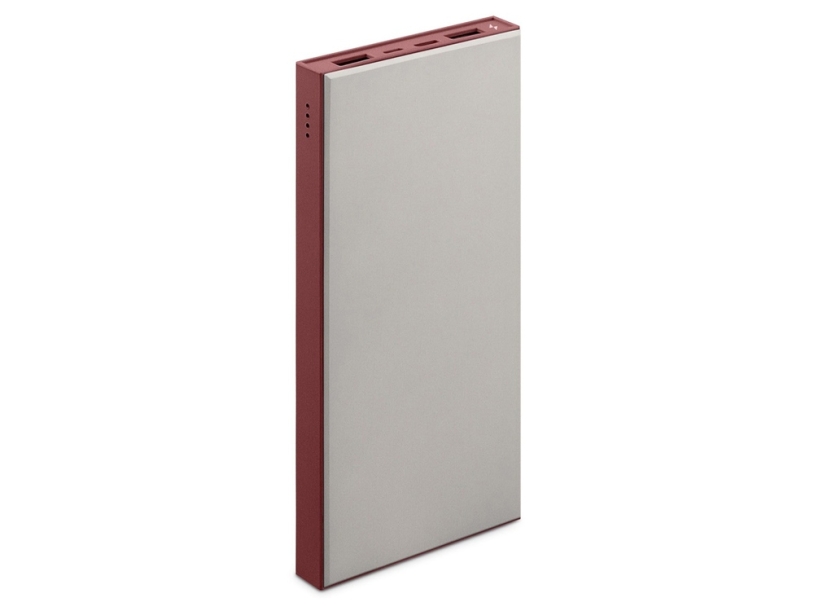 Внешний аккумулятор Rombica NEO ARIA Claret, 10000 мАч, Soft-touch, PD, QCharge, Type-C, бордовый (Р) (Изображение 3)
