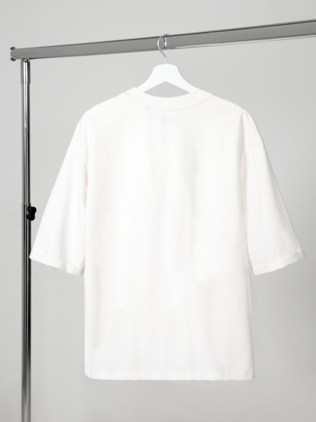 Футболка оверсайз унисекс Kosmos 2.0, кремовая, размер XL/ XXL (Изображение 2)