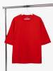 Футболка оверсайз унисекс Kosmos 2.0, красная, размер XS/S (Изображение 1)