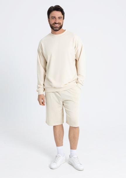 Свитшот унисекс STAN футер без начёса, 350, 96 (Молочный) 56/XXXL (Изображение 5)