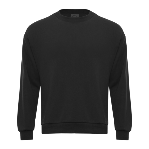 Свитшот унисекс STAN футер без начёса, 350, 96 (Чёрный) 44/XS (Изображение 1)