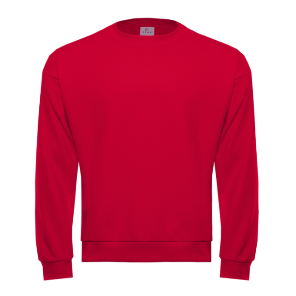 Свитшот унисекс STAN футер без начёса, 350, 96 (Красный) 44/XS (Изображение 1)
