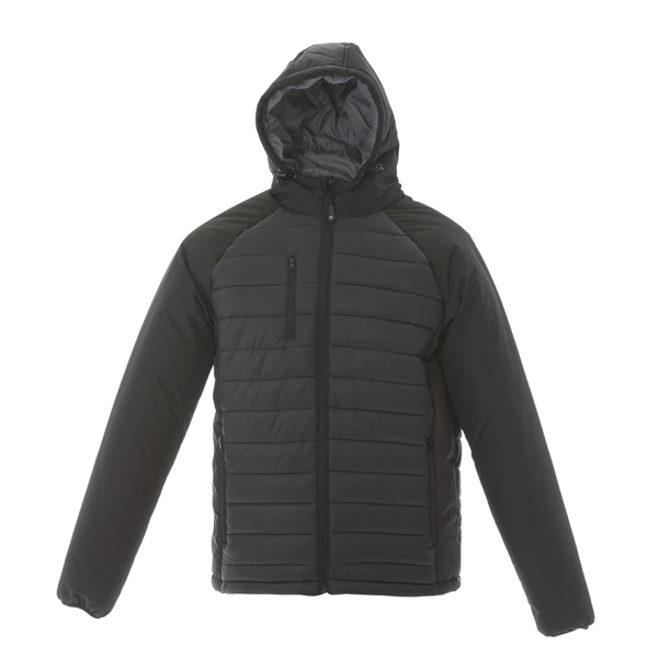 Куртка мужская "TIBET",чёрный/чёрный,2XL, 100% нейлон, 200  г/м2 (Изображение 1)