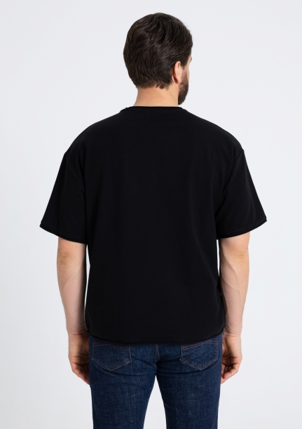 Футболка унисекс оверсайз STAN хлопок/спандекс 260, 41 (Чёрный) 54/XXL (Изображение 6)