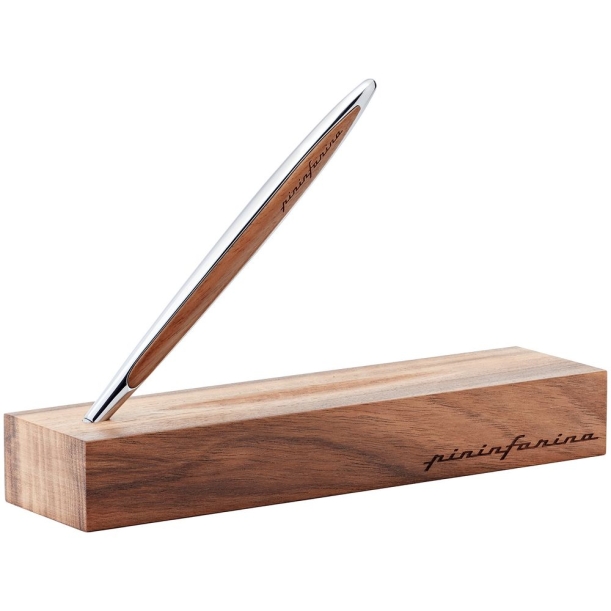 Шариковая ручка Cambiano Shiny Chrome Walnut (Изображение 1)