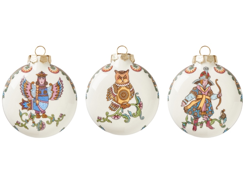 Набор новогодних игрушек, 3 шт (Изображение 2)