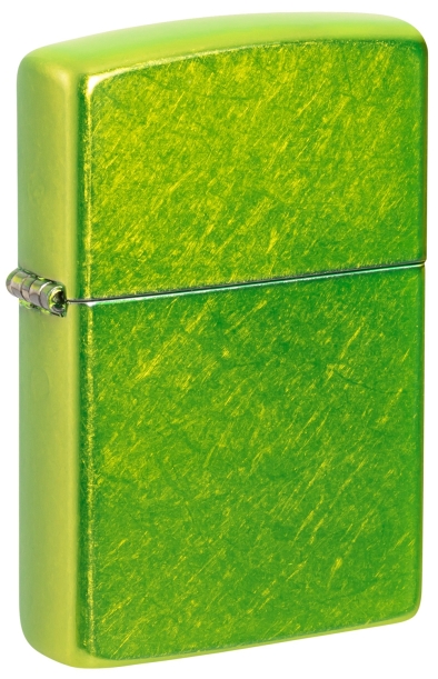 Зажигалка ZIPPO Classic с покрытием Lurid™, латунь/сталь, зеленая, глянцевая, 38x13x57 мм (Изображение 1)