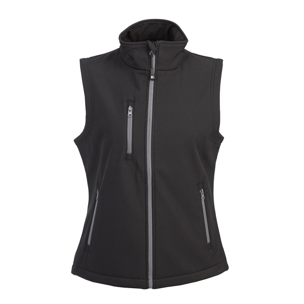 Жилет женский "TARVISIO LADY", чёрный, XL, 95% полиэстер, 5% эластан, 320 г/м2 (Изображение 1)