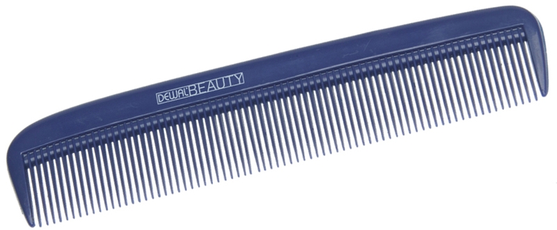 Расческа Dewal Beauty карманная, синяя 12,4 см (Изображение 1)