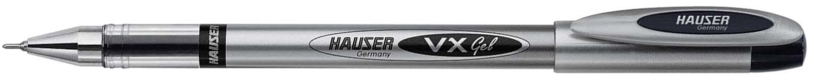 Гелевая ручка Hauser VX, пластик, цвет черный (Изображение 1)