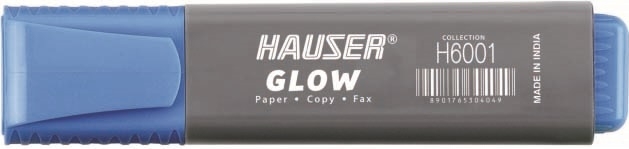 Текстовыделитель Hauser Glow, цвет синий (Изображение 1)