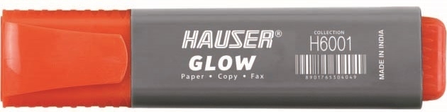 Текстовыделитель Hauser Glow, цвет оранжевый (Изображение 1)