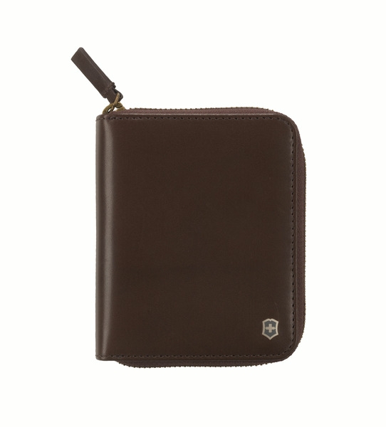 Кошелёк VICTORINOX Weyl с защитой от сканирования RFID, коричневый, кожа наппа, 10x2,2x12 см (Изображение 1)