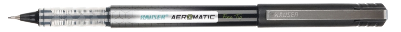 Ручка-рапидограф Hauser Aeromatic Fine Tip 0,7 мм, пластик, корпус черный, чернила черные (Изображение 1)
