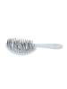 Щетка Dewal Beauty серия "Ocean wave", продувная, с нейлоновым штифтом, форма волна, серая (Изображение 1)