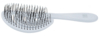 Щетка Dewal Beauty серия "Ocean wave", продувная, с нейлоновым штифтом, форма волна, фиолетовая (Изображение 1)