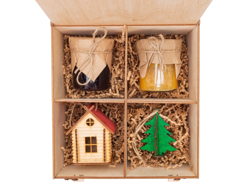 Подарочный набор Decoration Deluxe 2.0 с двумя видами варенья, натуральный (Изображение 3)