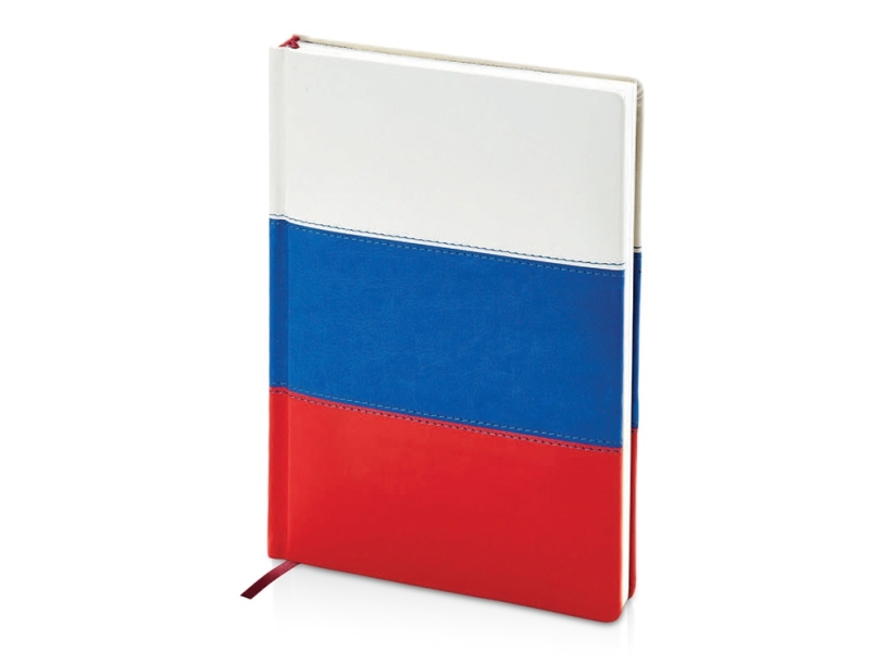 Ежедневник недатированный А5+ Россия. Флаг (Изображение 1)