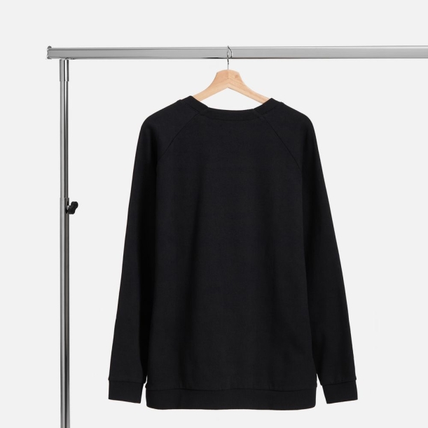 Свитшот унисекс Avenu, черный, размер XL/XXL (Изображение 3)