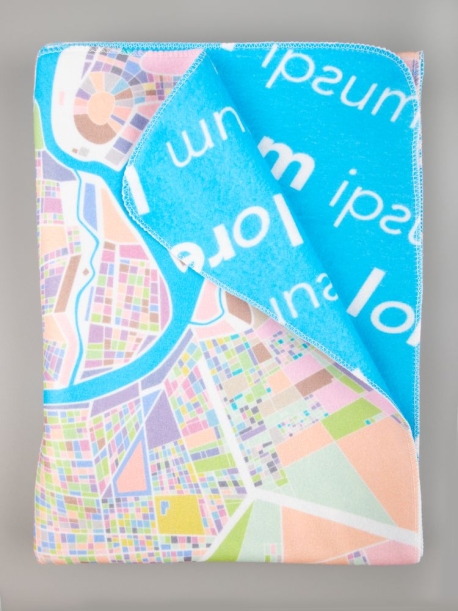 Флисовый плед Feltro Color Plus с печатью на заказ (Изображение 3)