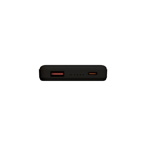 Внешний аккумулятор Largo PD 5000mAh с функцией беспроводной зарядки 15W, черный (Изображение 7)