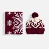 Шапка Wintertude, красная с белым (Изображение 3)